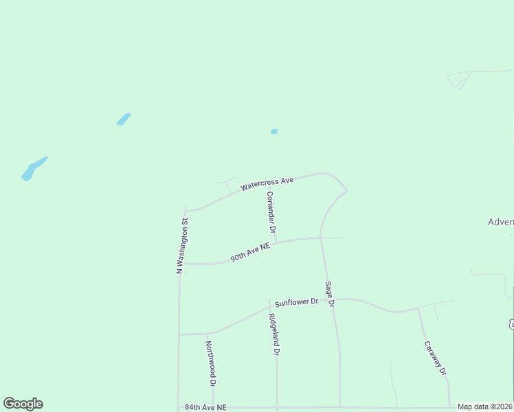 map of restaurants, bars, coffee shops, grocery stores, and more near 9010 Coriander Drive in Bismarck