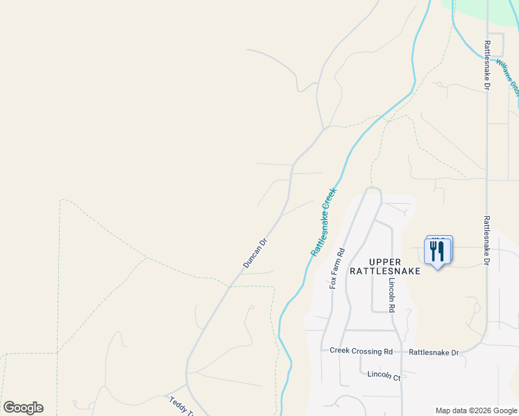 map of restaurants, bars, coffee shops, grocery stores, and more near 4425 Duncan Drive in Missoula