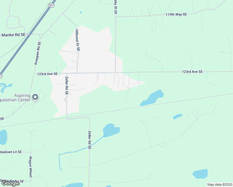 map of restaurants, bars, coffee shops, grocery stores, and more near 14415 123rd Avenue Southeast in Yelm