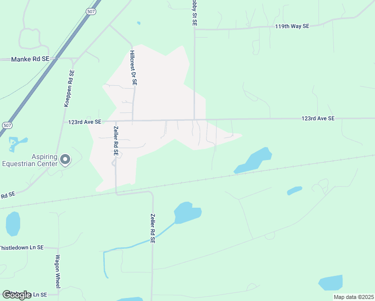 map of restaurants, bars, coffee shops, grocery stores, and more near 14415 123rd Avenue Southeast in Yelm
