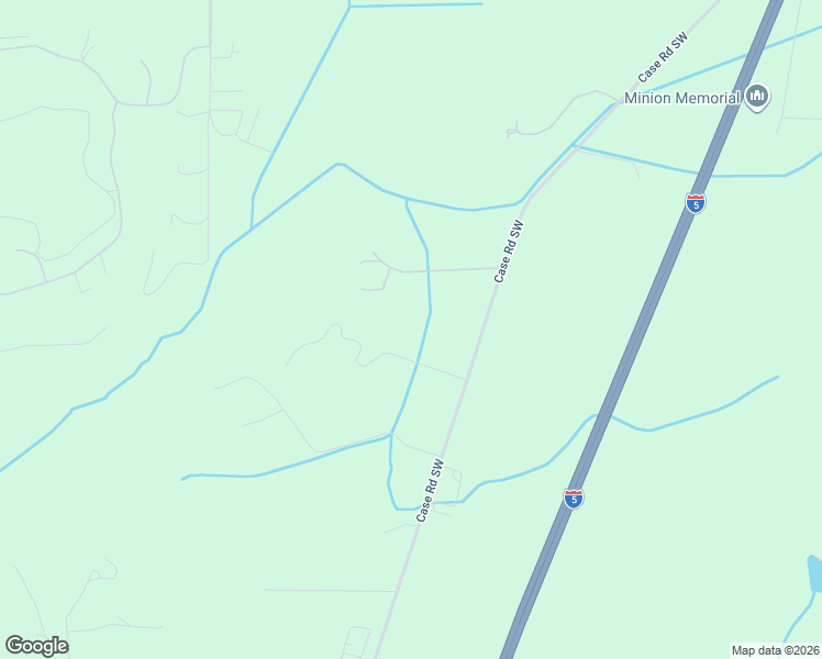 map of restaurants, bars, coffee shops, grocery stores, and more near 12345 Case Road Southwest in Olympia