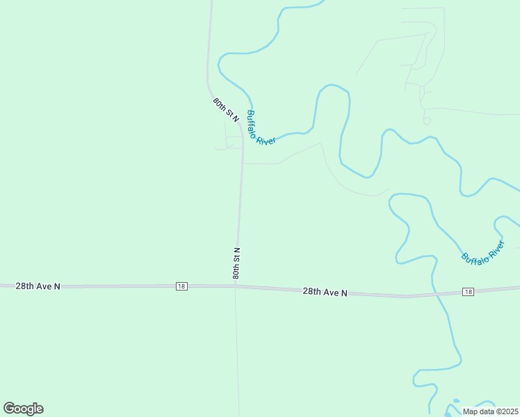 map of restaurants, bars, coffee shops, grocery stores, and more near 3052 80th Street North in Glyndon