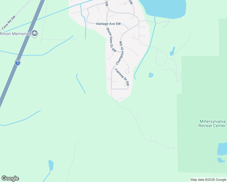 map of restaurants, bars, coffee shops, grocery stores, and more near 2633 123rd Avenue Southwest in Olympia