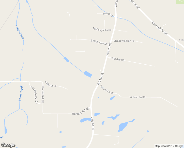 map of restaurants, bars, coffee shops, grocery stores, and more near 12247 Vail Road Southeast in Yelm