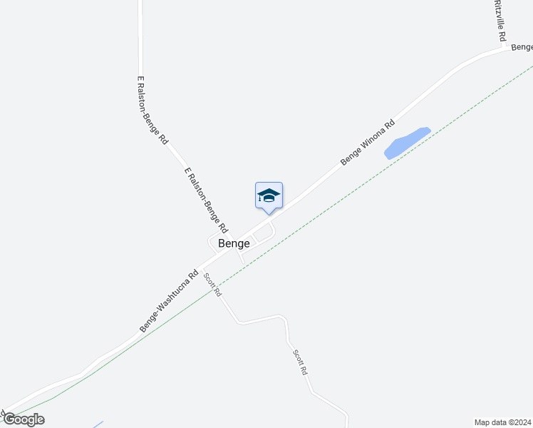 map of restaurants, bars, coffee shops, grocery stores, and more near 2970 Benge Winona Road in Benge