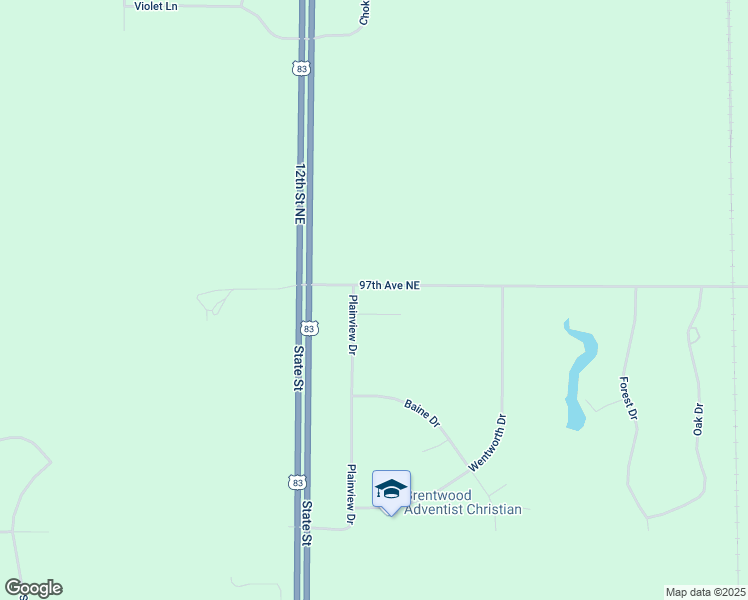 map of restaurants, bars, coffee shops, grocery stores, and more near 1300 Bliss Avenue in Bismarck