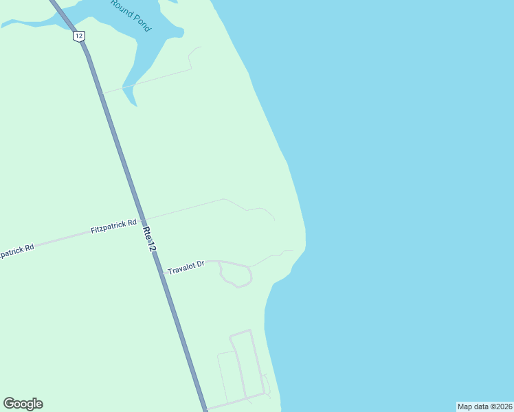 map of restaurants, bars, coffee shops, grocery stores, and more near 122 Travalot Drive in Tignish