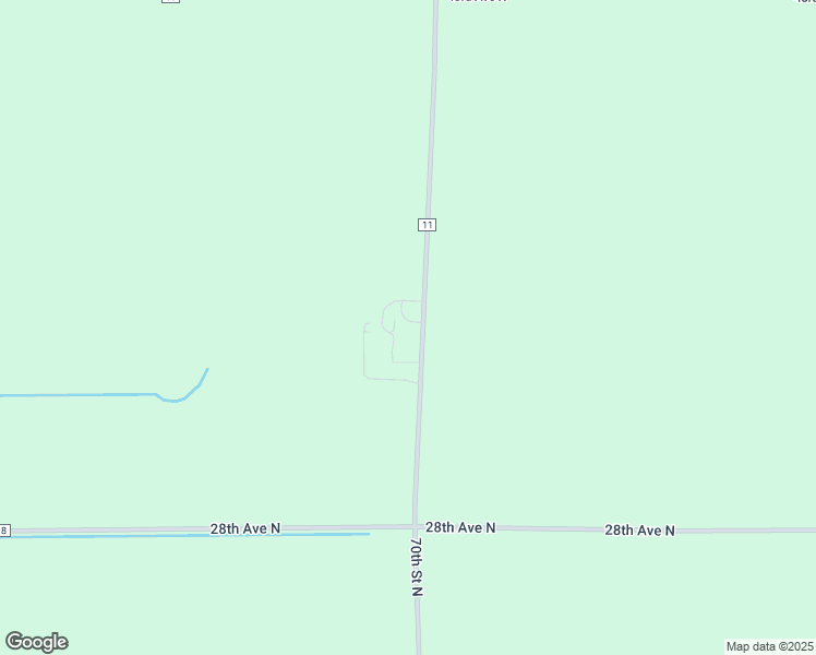 map of restaurants, bars, coffee shops, grocery stores, and more near 3179 70th Street North in Glyndon