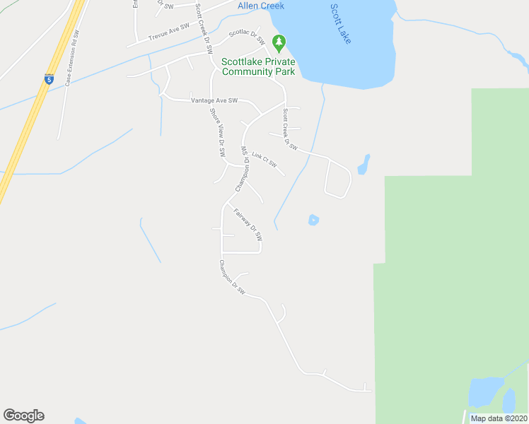 map of restaurants, bars, coffee shops, grocery stores, and more near 2501 Green Court Southwest in Olympia