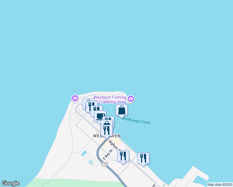 map of restaurants, bars, coffee shops, grocery stores, and more near 743 Neddie Rose Drive in Westport