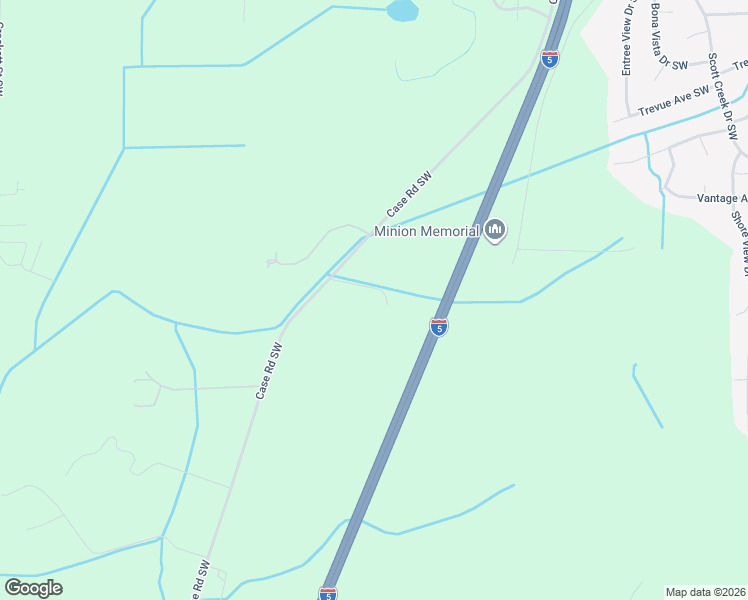 map of restaurants, bars, coffee shops, grocery stores, and more near 11946 Case Road Southwest in Olympia