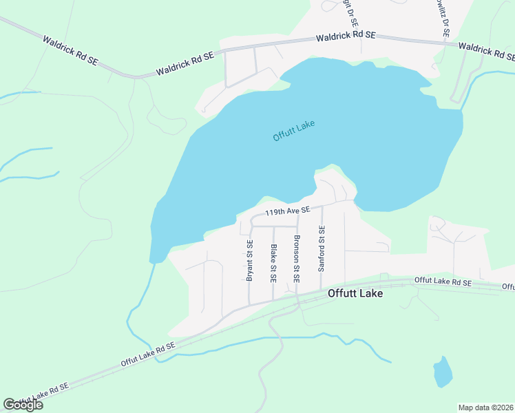 map of restaurants, bars, coffee shops, grocery stores, and more near 4038 119th Avenue Southeast in Tenino