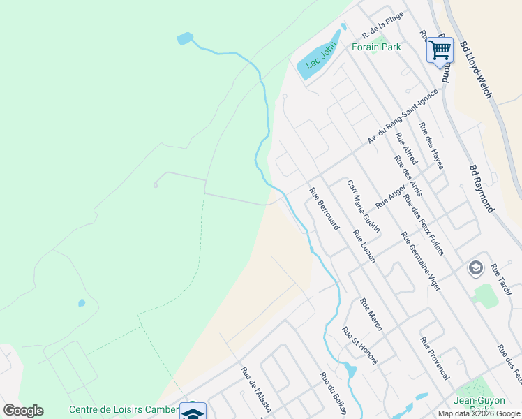 map of restaurants, bars, coffee shops, grocery stores, and more near 3 Avenue du Rang-Saint-Ignace in Québec
