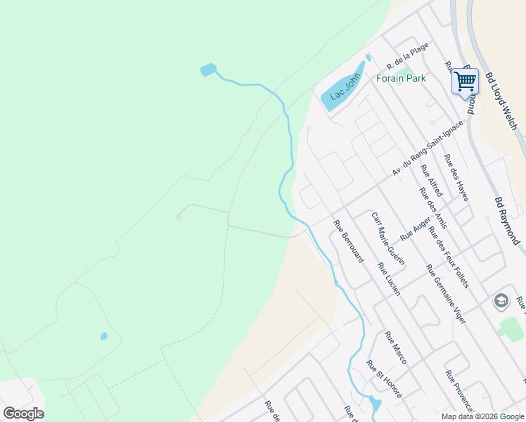map of restaurants, bars, coffee shops, grocery stores, and more near 1 Avenue du Rang-Saint-Ignace in Québec