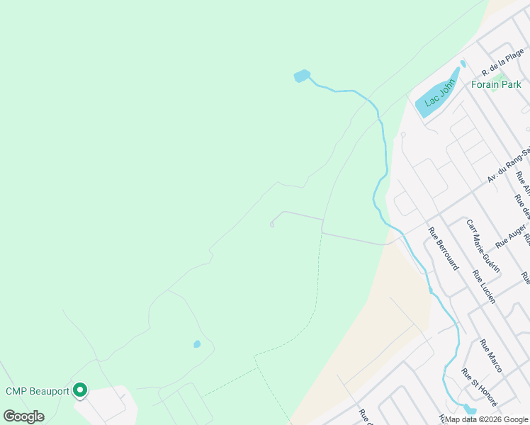 map of restaurants, bars, coffee shops, grocery stores, and more near 612 Avenue du Rang-Saint-Ignace in Québec