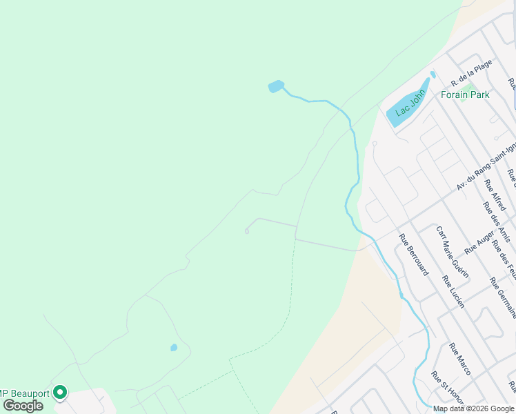 map of restaurants, bars, coffee shops, grocery stores, and more near 440 Rue de Chasseforêt in Québec City