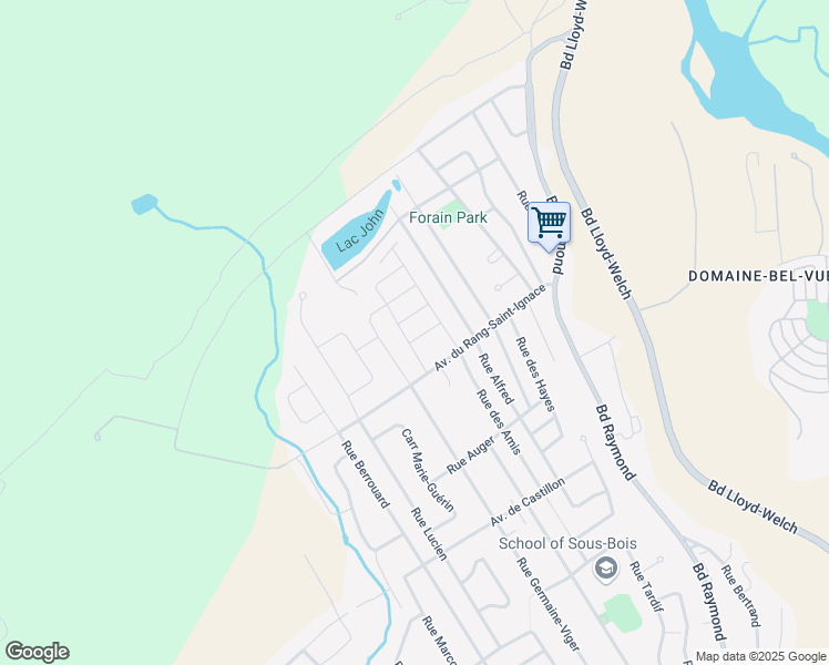 map of restaurants, bars, coffee shops, grocery stores, and more near 60 Rue de la Clousterie in Québec