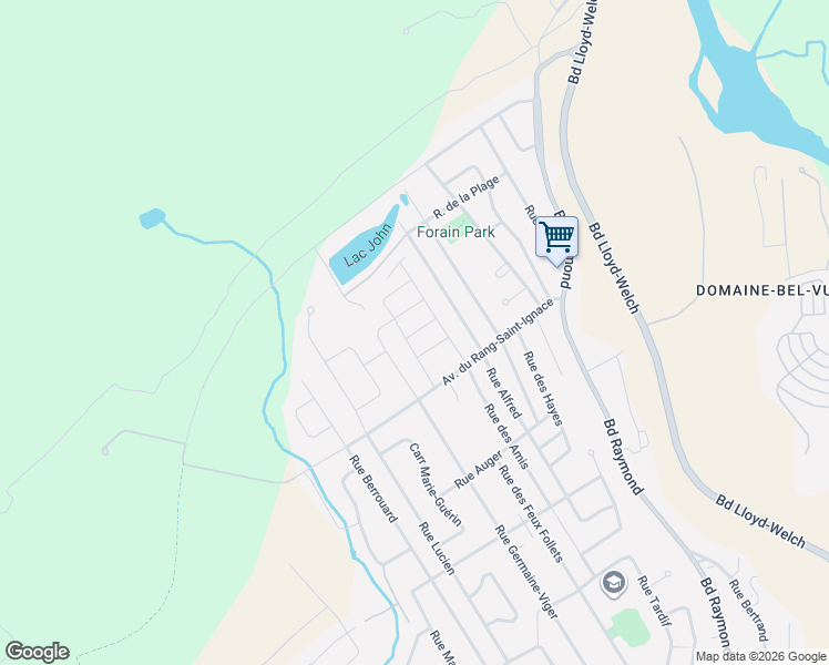 map of restaurants, bars, coffee shops, grocery stores, and more near in Boischatel