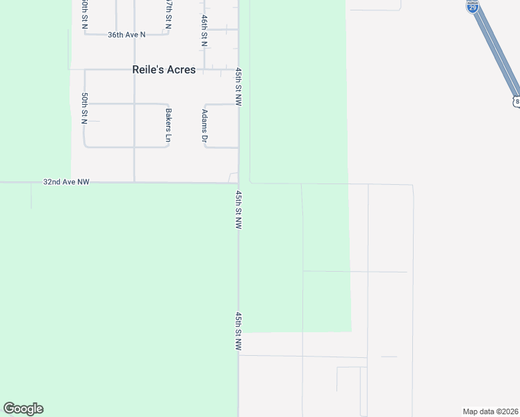 map of restaurants, bars, coffee shops, grocery stores, and more near 3113 Township Road in Fargo