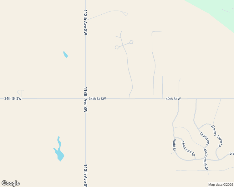 map of restaurants, bars, coffee shops, grocery stores, and more near 3395 112s Avenue Southwest in Dickinson