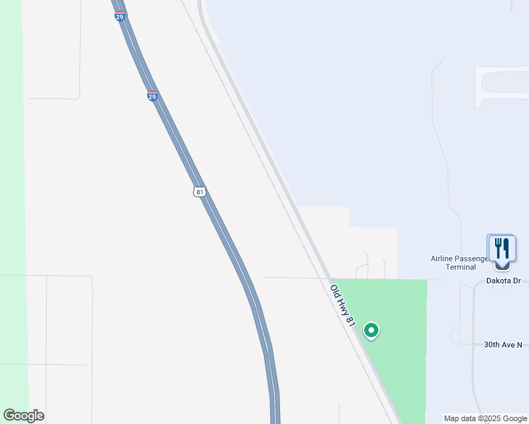 map of restaurants, bars, coffee shops, grocery stores, and more near in Fargo