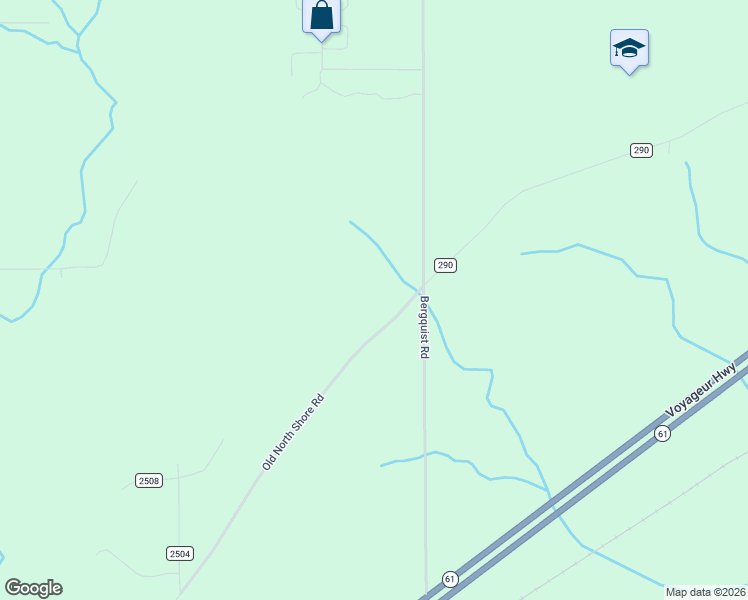 map of restaurants, bars, coffee shops, grocery stores, and more near 1903 Old North Shore Road in Duluth