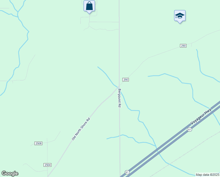map of restaurants, bars, coffee shops, grocery stores, and more near 1903 Old North Shore Road in Duluth