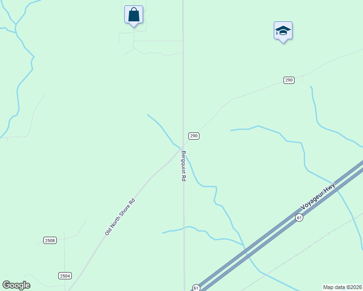 map of restaurants, bars, coffee shops, grocery stores, and more near 1903 Old North Shore Road in Duluth