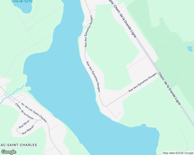 map of restaurants, bars, coffee shops, grocery stores, and more near 1739 Rue des Épinettes Rouges in Québec