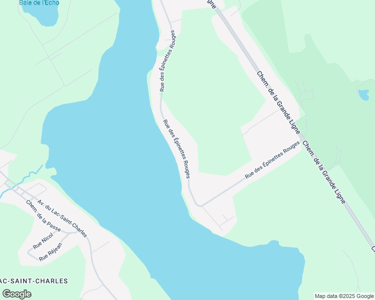 map of restaurants, bars, coffee shops, grocery stores, and more near 1739 Rue des Épinettes Rouges in Québec