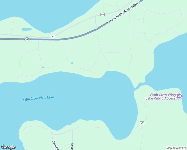 map of restaurants, bars, coffee shops, grocery stores, and more near 23229 Ebony Lane in Nevis