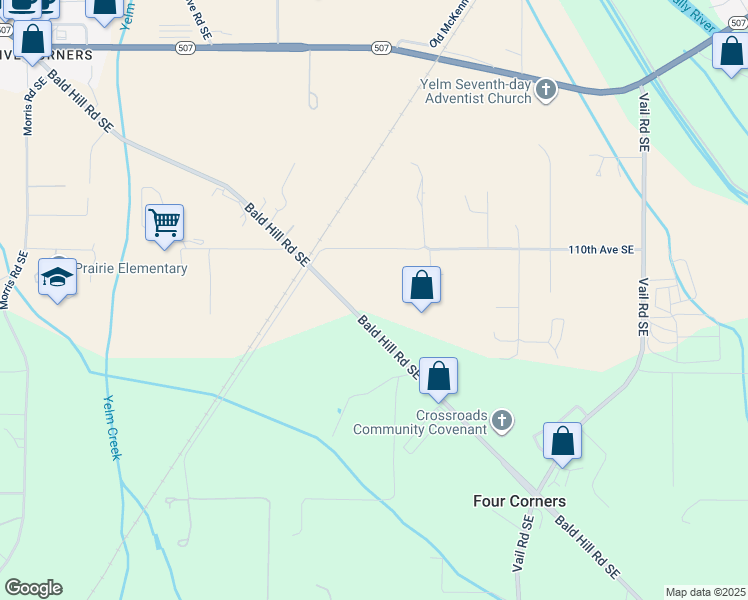 11144 Bald Hill Road Southeast, Yelm WA Walk Score