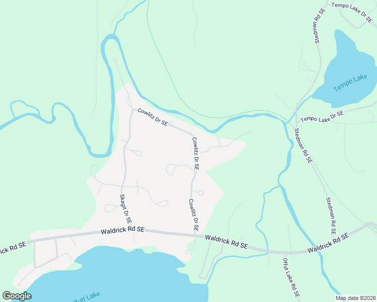 map of restaurants, bars, coffee shops, grocery stores, and more near 11103 Cowlitz Drive Southeast in Olympia