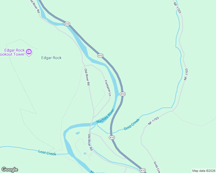 map of restaurants, bars, coffee shops, grocery stores, and more near Fontaine Lane in Cliffdell