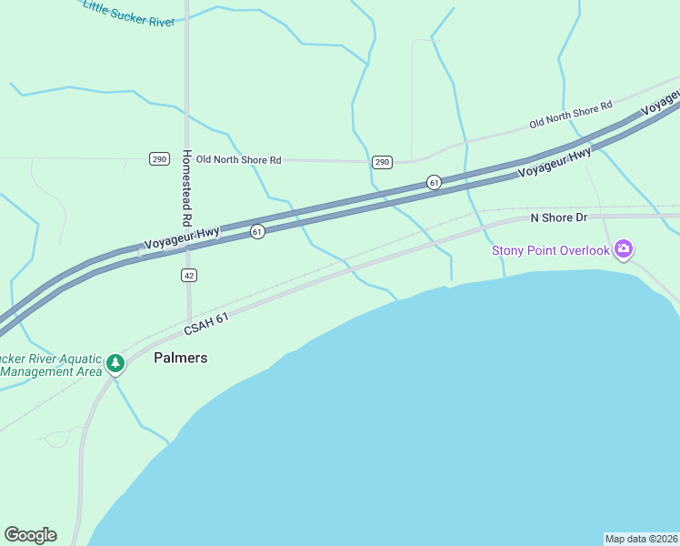 map of restaurants, bars, coffee shops, grocery stores, and more near 5731 County State Aid Highway 61 in Duluth