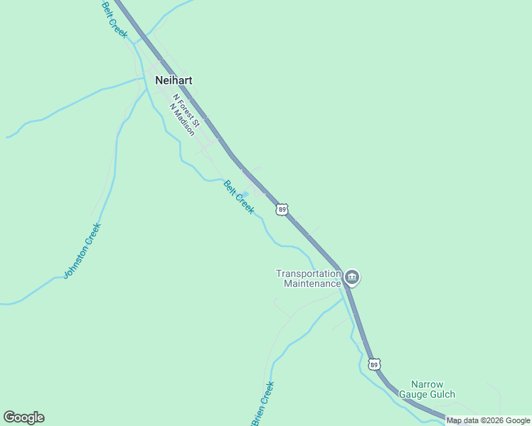 map of restaurants, bars, coffee shops, grocery stores, and more near 324 S Main St in Neihart