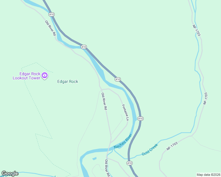 map of restaurants, bars, coffee shops, grocery stores, and more near 451 Fontaine Lane in Naches