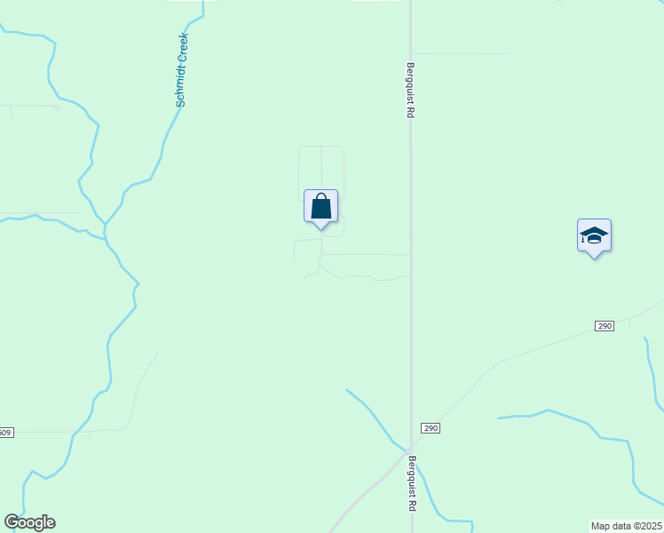 map of restaurants, bars, coffee shops, grocery stores, and more near 5787 Bergquist Road in Duluth