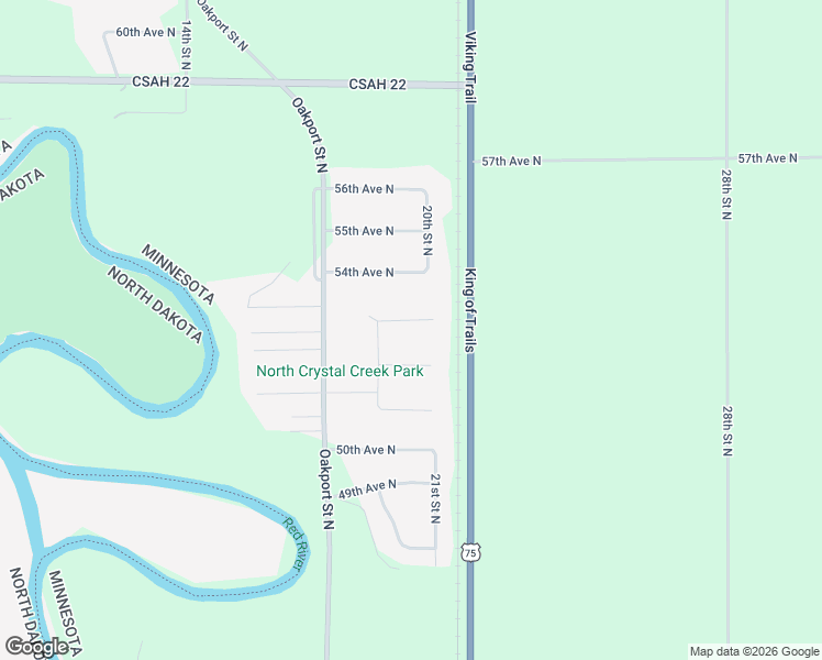 map of restaurants, bars, coffee shops, grocery stores, and more near 1826 52nd Avenue North in Moorhead