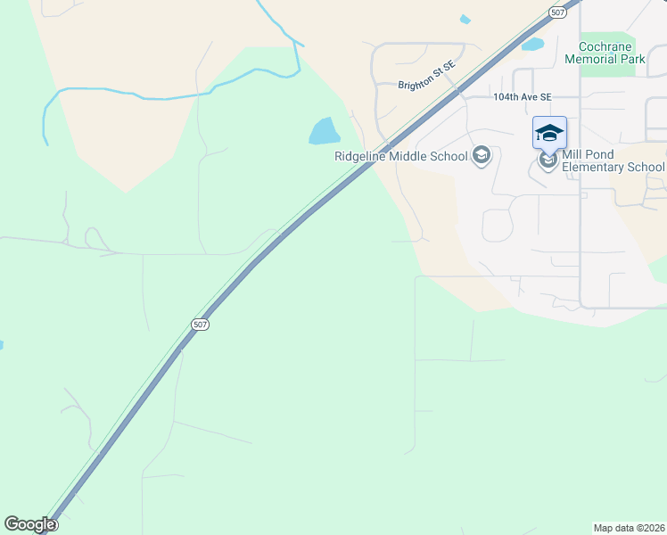 map of restaurants, bars, coffee shops, grocery stores, and more near 14722 Washington 507 in Yelm