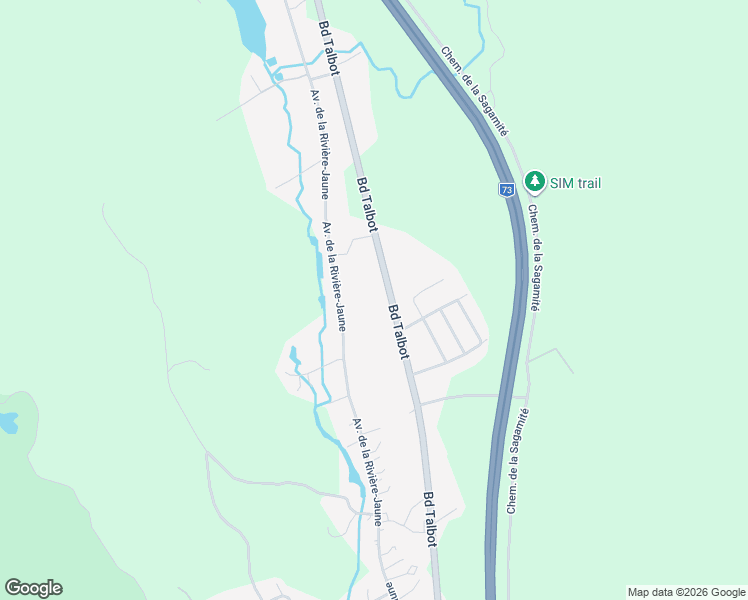 map of restaurants, bars, coffee shops, grocery stores, and more near 2151 Boulevard Talbot in Québec