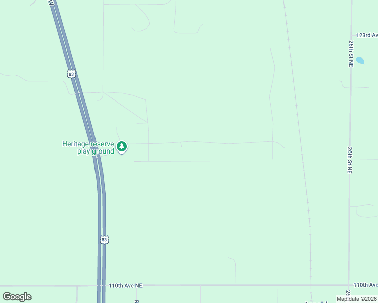 map of restaurants, bars, coffee shops, grocery stores, and more near 15008 Acadia Drive in Bismarck