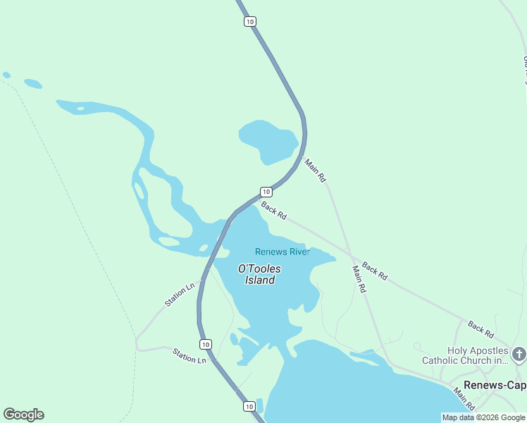 map of restaurants, bars, coffee shops, grocery stores, and more near 114 Newfoundland and Labrador 10 in Renews-Cappahayden