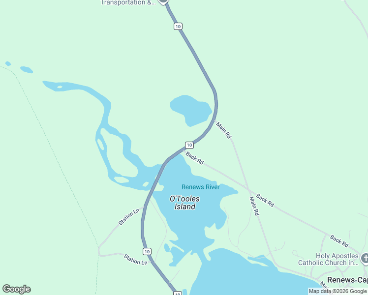 map of restaurants, bars, coffee shops, grocery stores, and more near 114 Newfoundland and Labrador 10 in Renews-Cappahayden