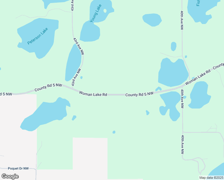 map of restaurants, bars, coffee shops, grocery stores, and more near 4172 County Road 5 Northwest in Hackensack