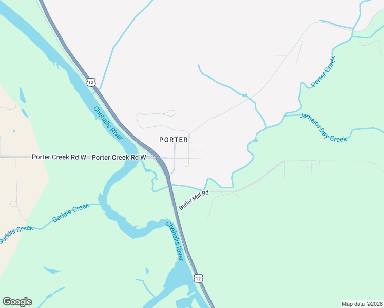 map of restaurants, bars, coffee shops, grocery stores, and more near 24 Porter Creek Road in Elma