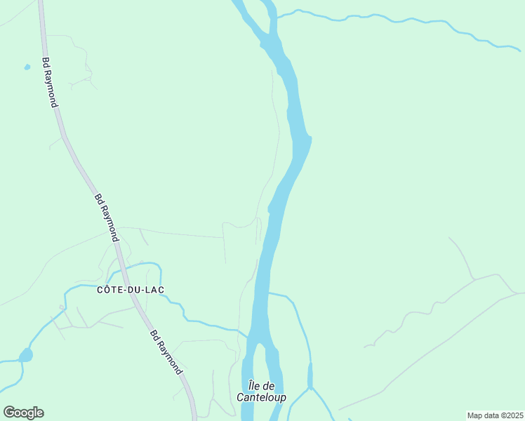 map of restaurants, bars, coffee shops, grocery stores, and more near 104 Rue des Remous in Québec