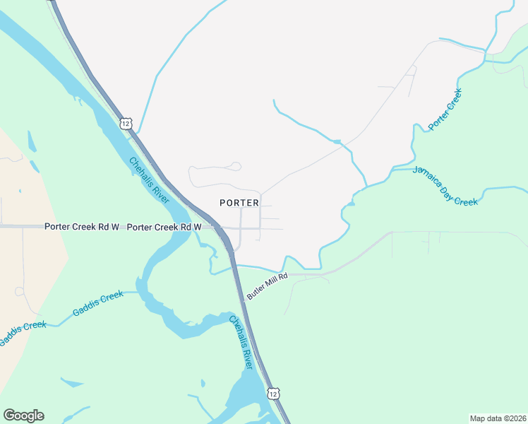 map of restaurants, bars, coffee shops, grocery stores, and more near 24 Porter Creek Road in Elma