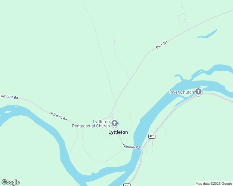 map of restaurants, bars, coffee shops, grocery stores, and more near 736 Back Road in Lyttleton