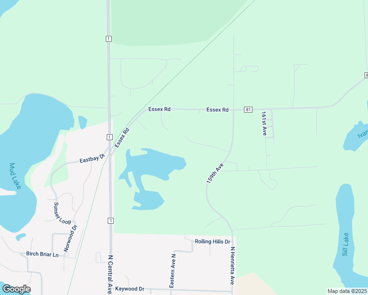 map of restaurants, bars, coffee shops, grocery stores, and more near 15727 Esther Drive in Park Rapids